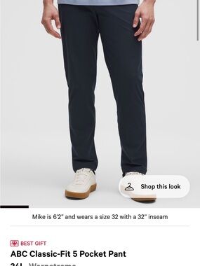lululemon athletica Men’s ABC Classic Pant